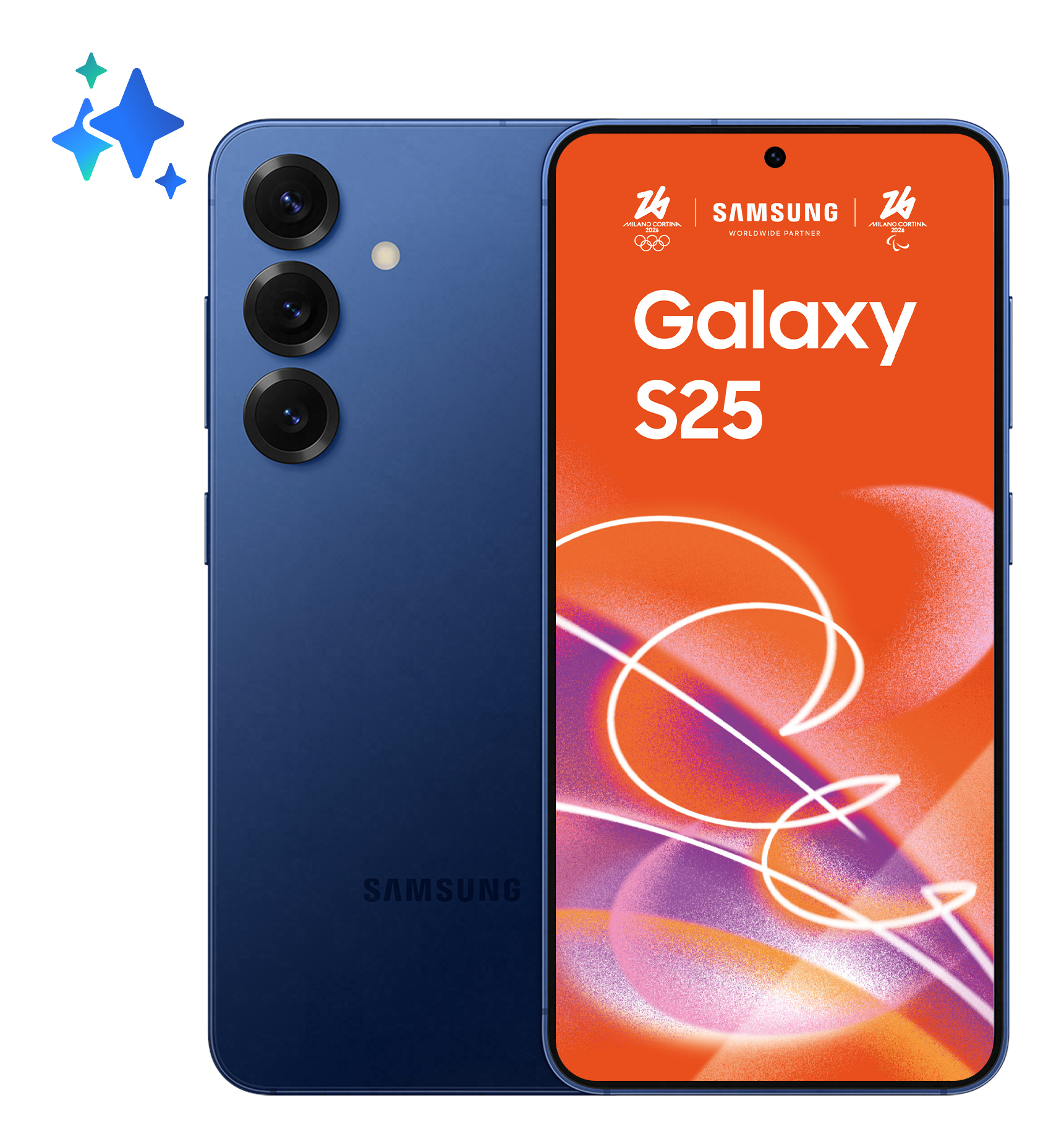 Samsung Galaxy S25 Smartphone AI, Display 6.2 FHD+ Dynamic AMOLED 2X, Fotocamera 50MP, RAM 12GB, 512GB, 4.000 mAh, Navy