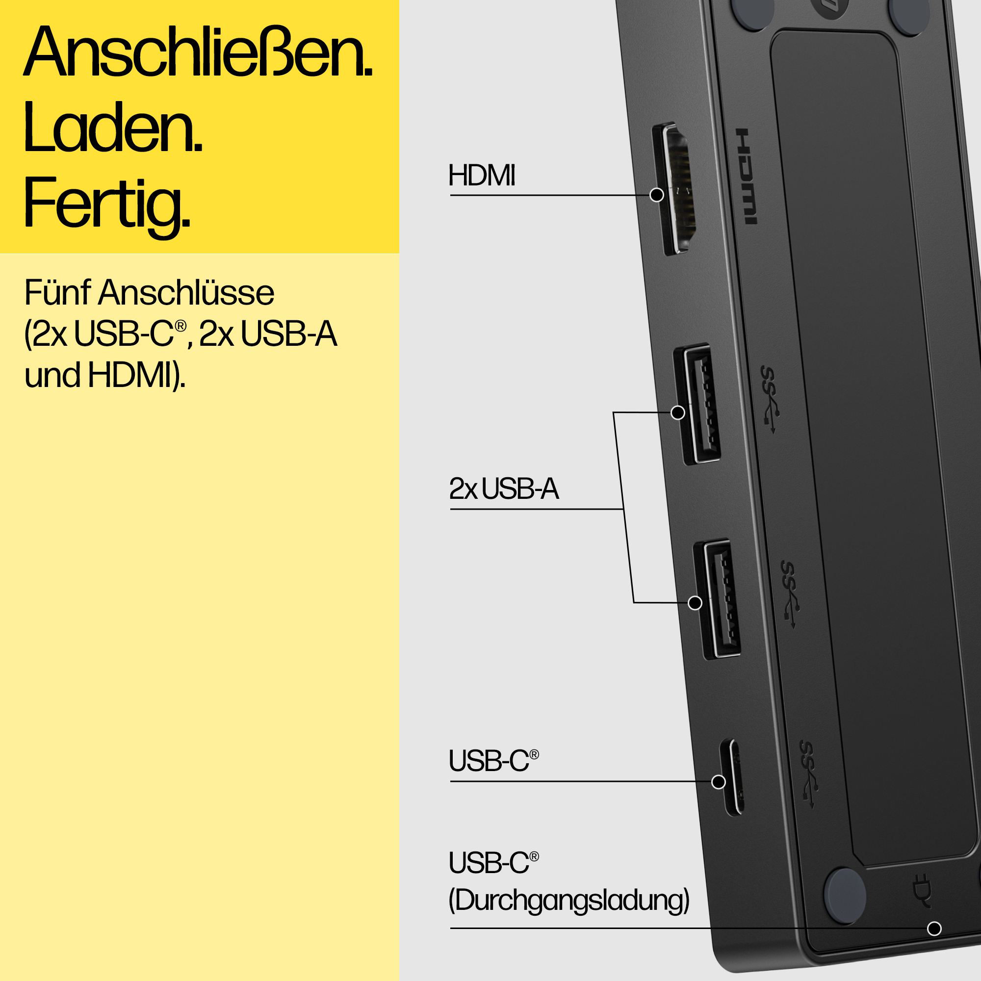 HP Concentrador de viaje USB-C G3