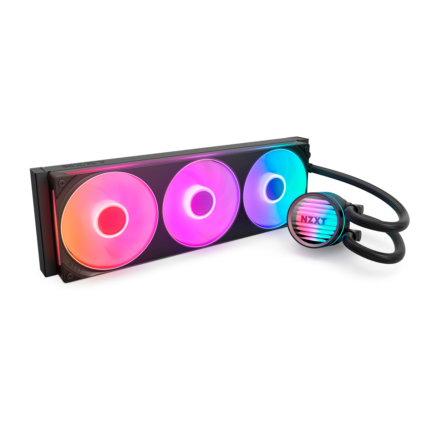 NZXT Kraken Core 360 RGB Processeur Kit de refroidissement du liquide 12 cm Noir 1 pi�ce(s)