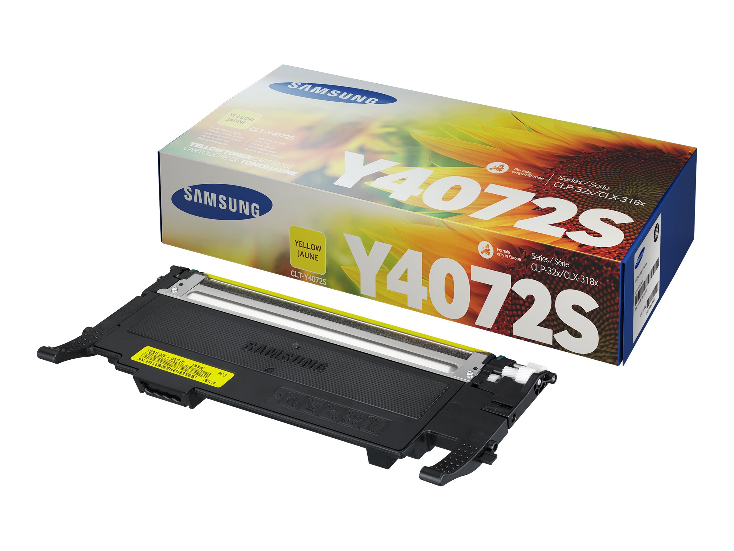 Samsung CLT-Y4072S Yellow Original Toner Cartridge