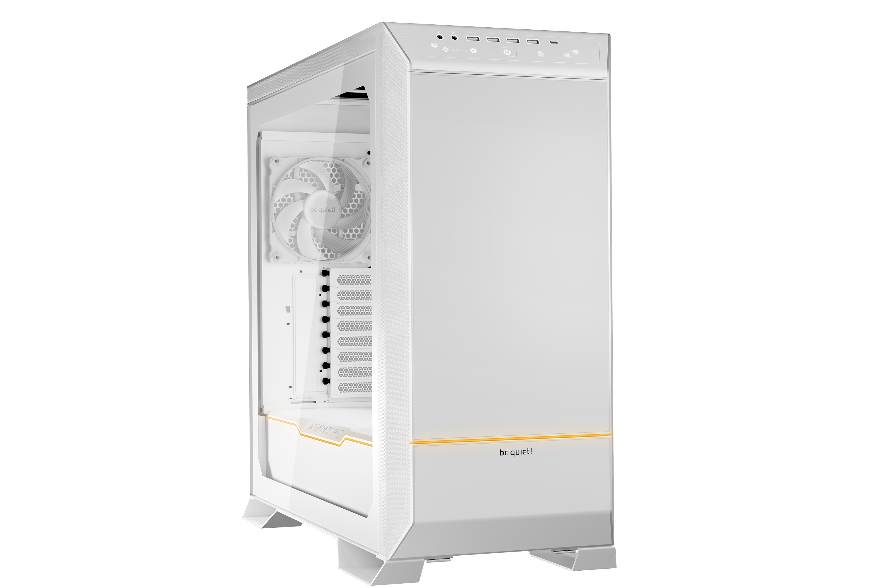 Be Quiet! Dark Base Pro 901 White 603 x 254 569 IO-panel 1x USB 3.2 Gen. 2 Type C 4x - Lfter