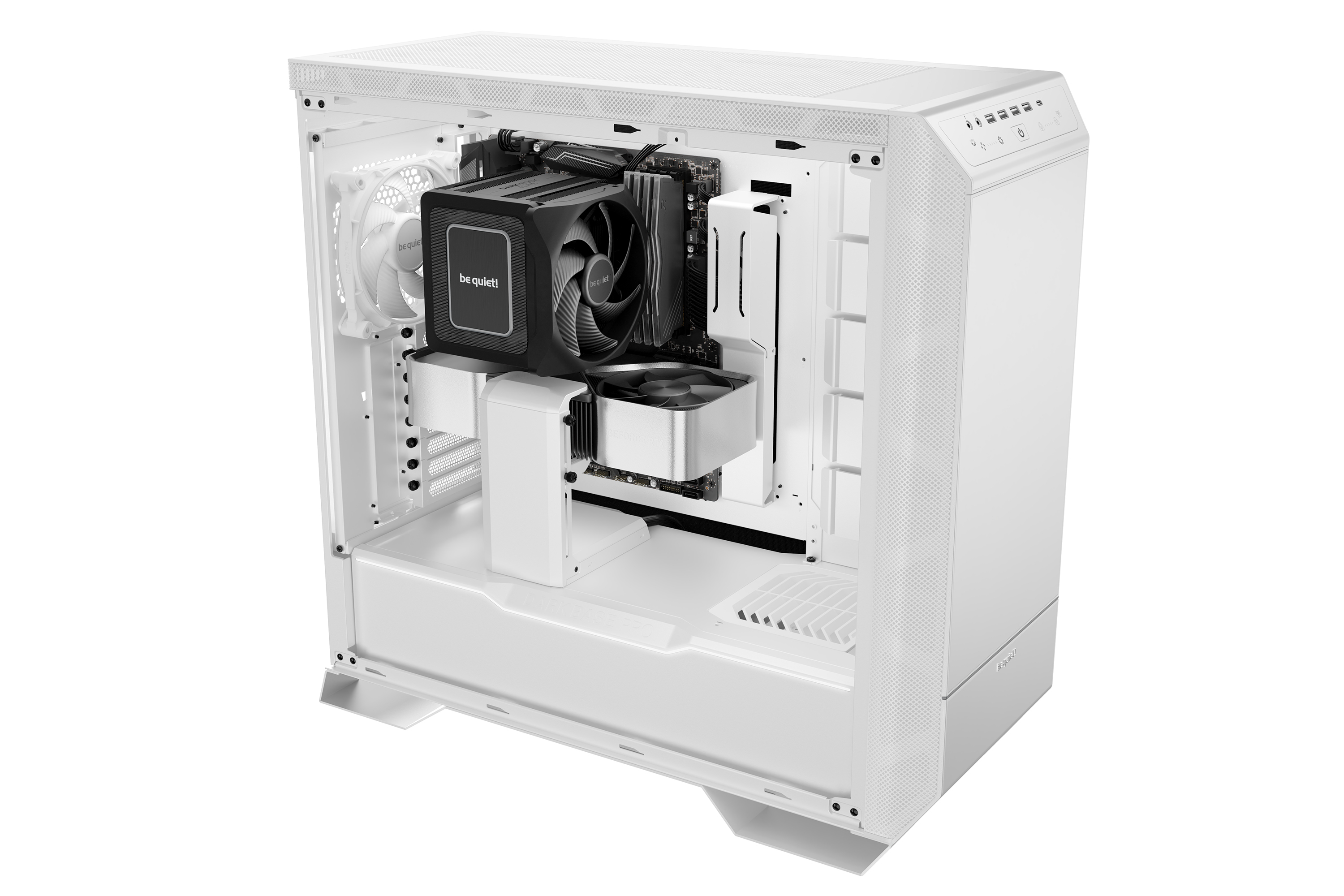 Be Quiet! Dark Base Pro 901 White 603 x 254 569 IO-panel 1x USB 3.2 Gen. 2 Type C 4x - Lfter