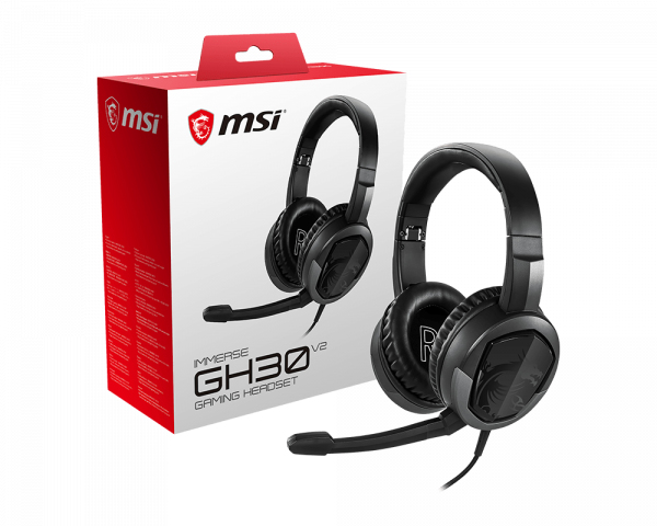 MSI Immerse GH30 V2 Casque Avec fil Arceau Jouer Noir