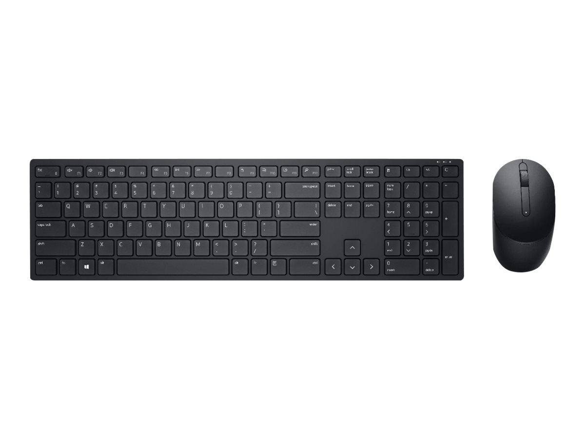 DELL KM5221W tastiera Mouse incluso RF Wireless QWERTY US International Nero