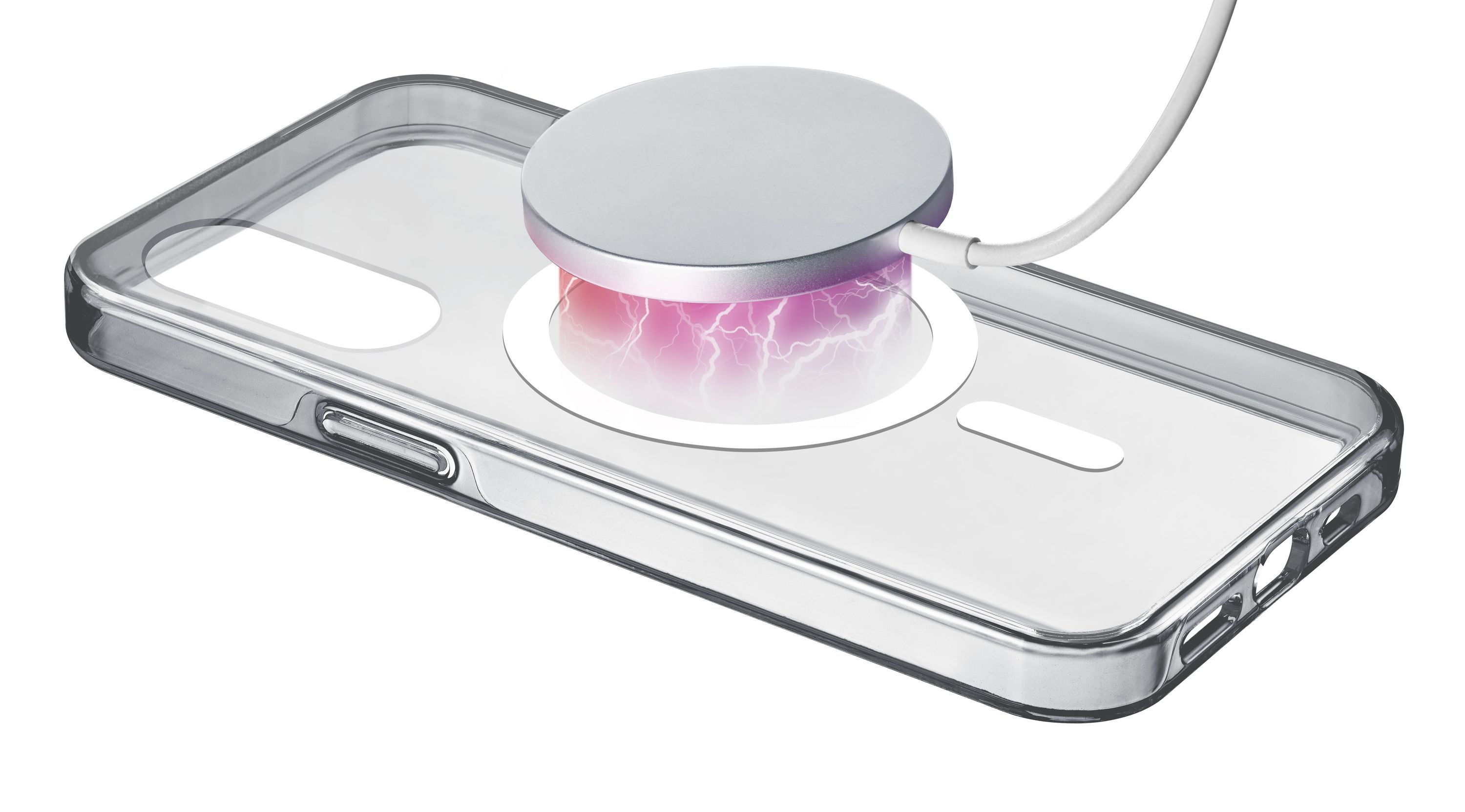 Cellularline Clear MAG MagSafe Case f�r Samsung S25 Edge Clear