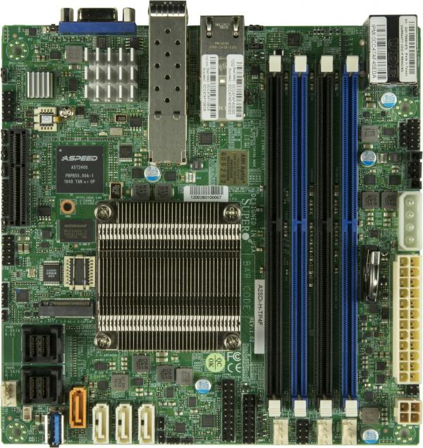 Supermicro A2SDi-H-TP4F - Motherboard - Mini-ITX