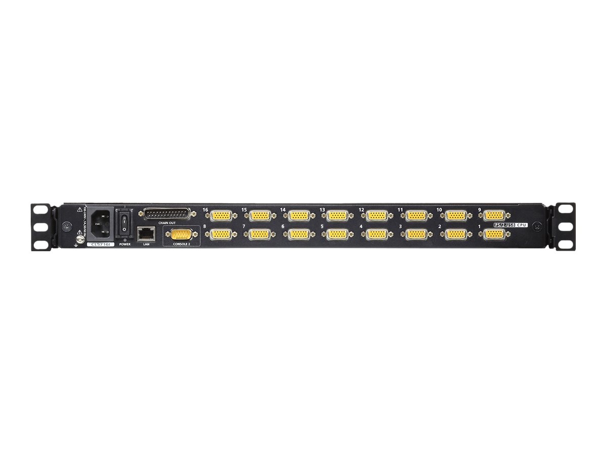 ATEN CL5716IN switch per keyboard-video-mouse (kvm) Montaggio rack Nero