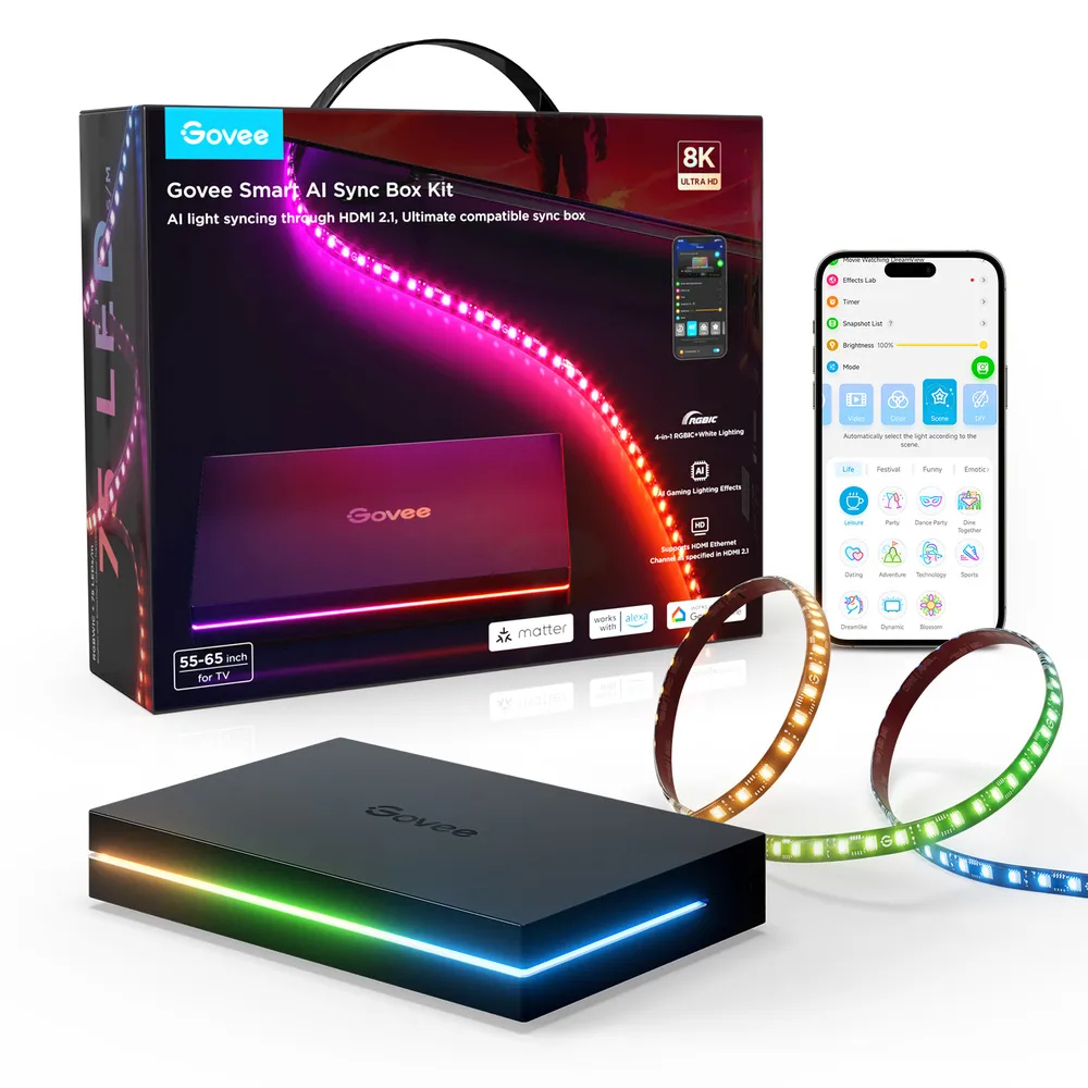 Govee H8604 Eclairage intelligent par bande Wi-Fi/Bluetooth