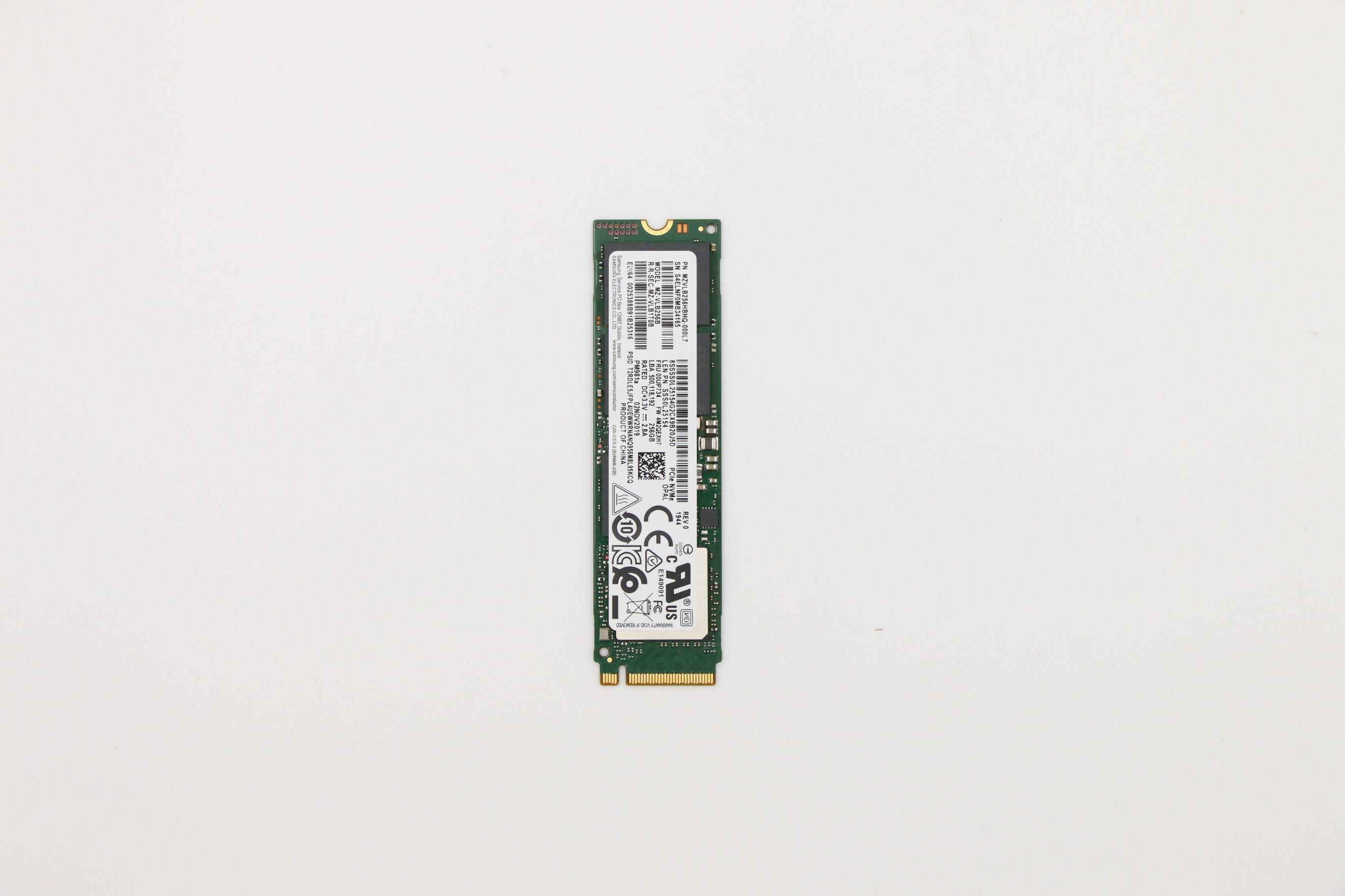 Lenovo 00UP734 internal solid state drive M.2 256 GB PCI Express NVMe