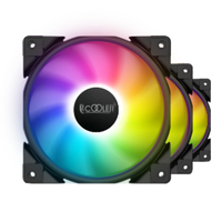 Pccooler 3in1 120mm Halo Gehuselfter in FRGB - Ventilator - 12 cm - 1000 RPM - 2000 RPM - 29,1 dB - 65 cfm
