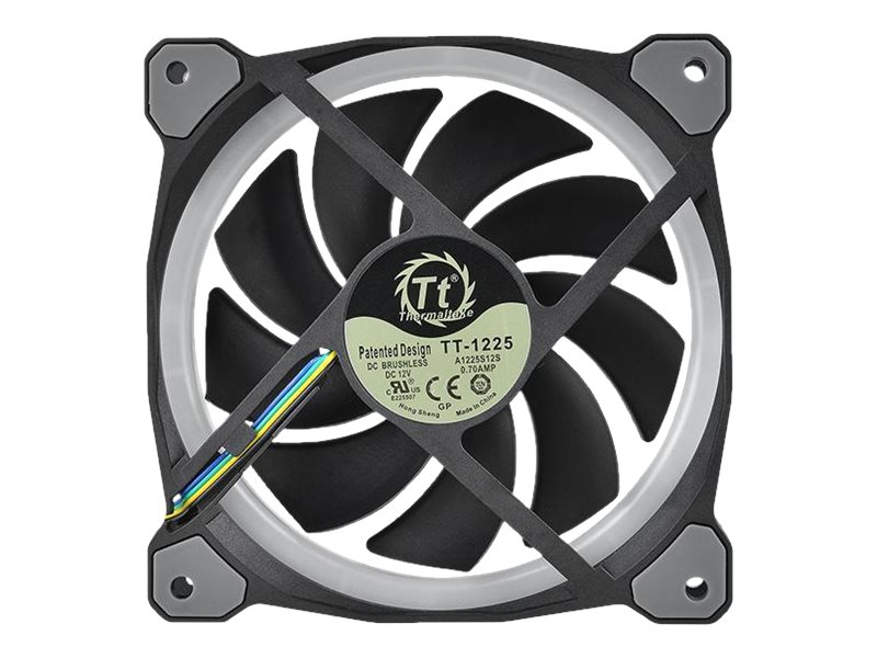 Thermaltake Riing PLUS 12 LED RGB Radiator Fan TT - Premium Edition - Geh�usel�fter - 120 mm (Packung mit 5)