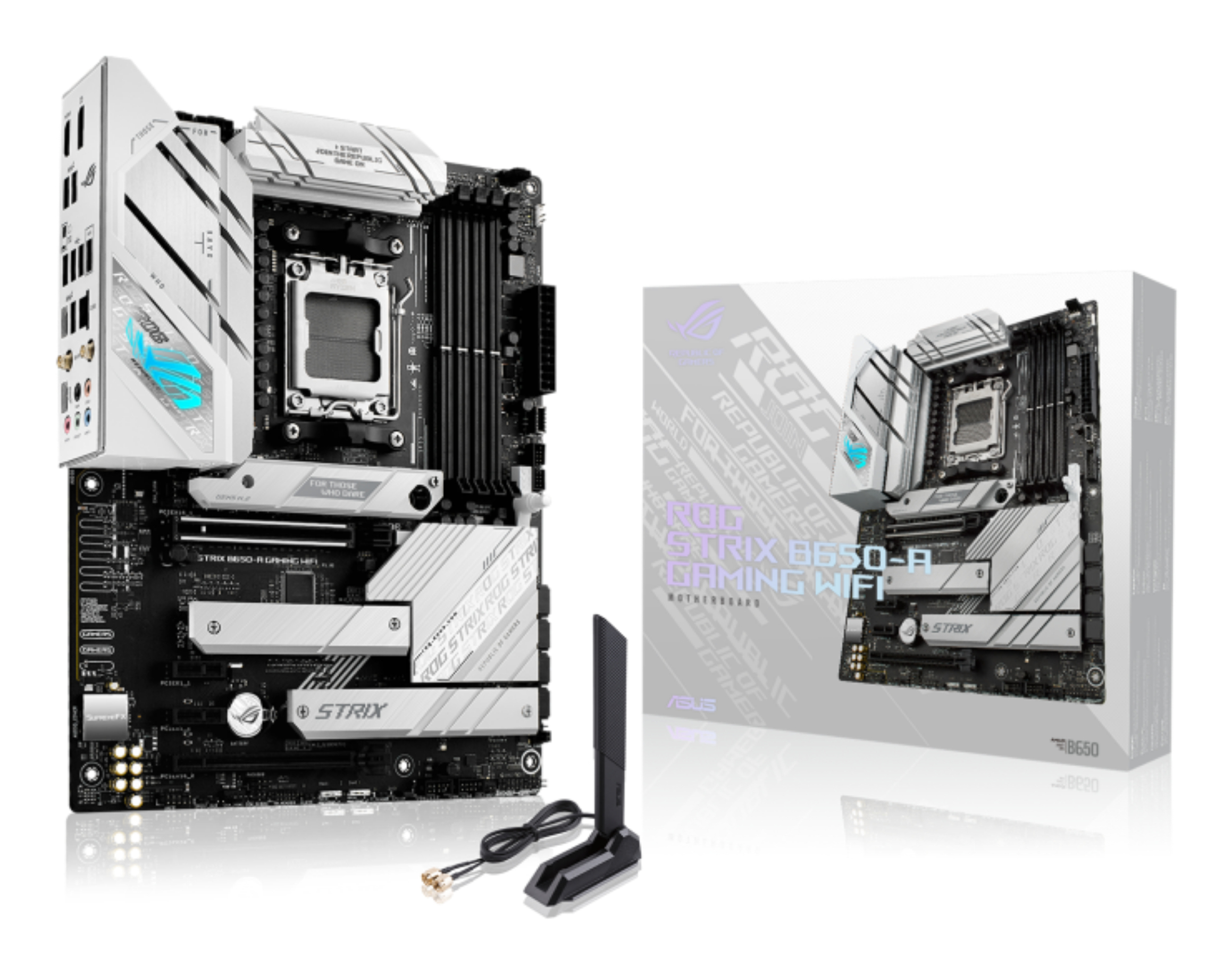 ASUS ROG STRIX B650-A GAMING WIFI ATX Mainboard - AM5 - 128 GB DDR5
