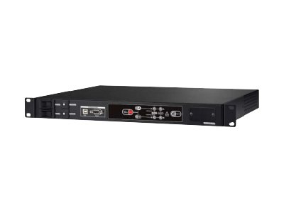PowerWalker ATS - Redundant switch (Rack - einbauf�hig) - Wechselstrom 220/230/240 V - RS-232, USB - Ausgangsanschl�sse: 9 - 1U - 48.3 cm (19)