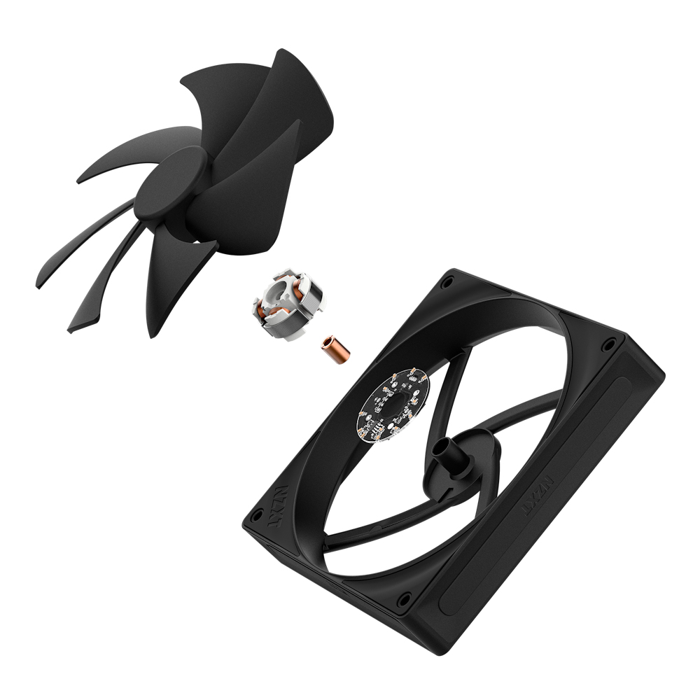 NZXT F140P Boitier PC Ventilateur 14 cm Noir 1 pi�ce(s)