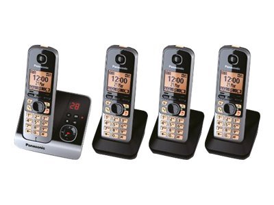 Panasonic KX-TG6724 Telefono DECT Identificatore di chiamata Nero