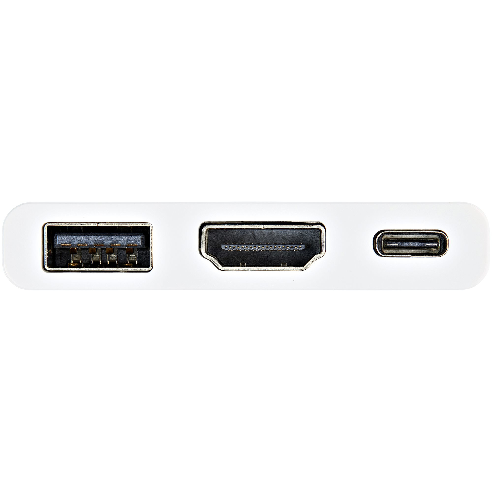 StarTech.com Adaptateur multiport USB-C vers HDMI 4K avec USB Power Delivery et port USB-A - Blanc