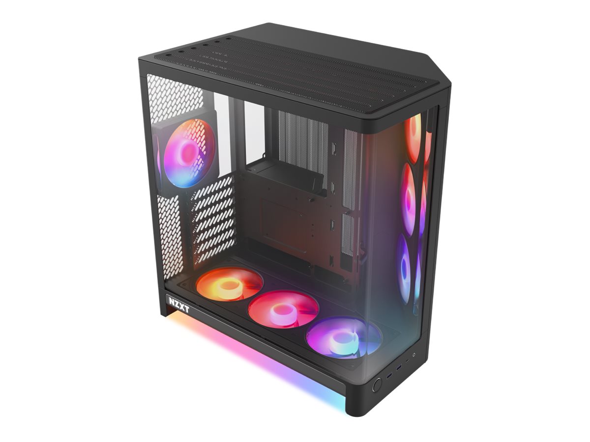 NZXT H series H6 RGB+ - Mid tower - ATX - Seitenteil mit Fenster (geh�rtetes Glas)