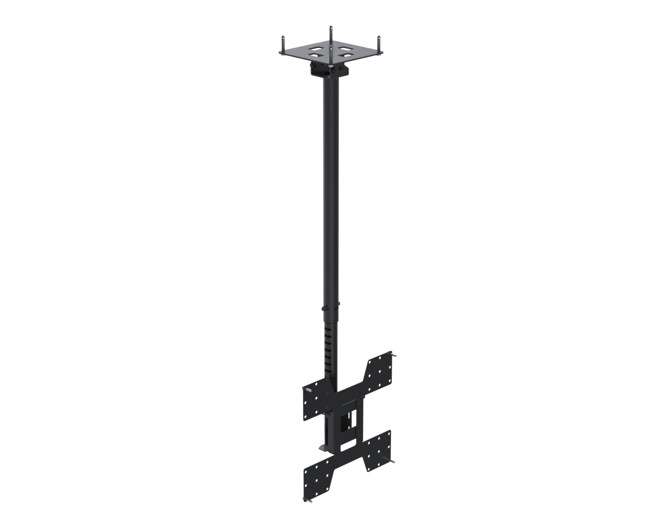 Ergonomic Solutions SpacePole Digital Signage CT4410AA-02 Supporto per display espositivi 190,5 cm (75) Nero