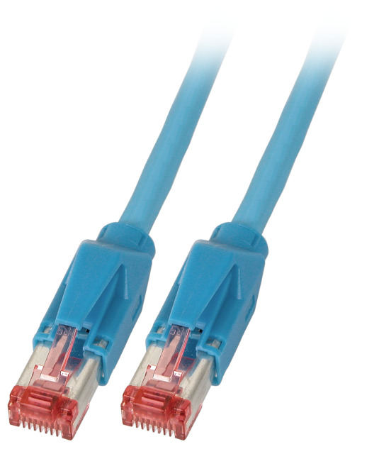 EFB Elektronik K8708BL.3 cable de red Azul 3 m Cat6a S/FTP (S-STP)