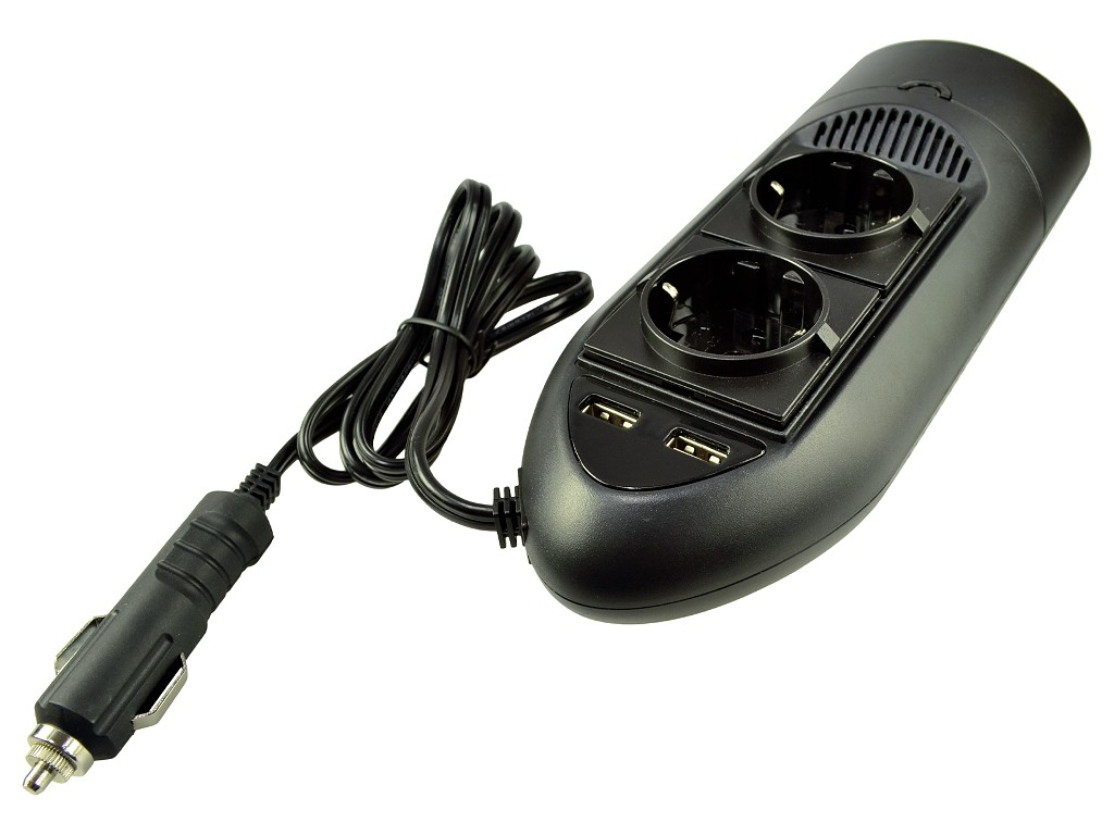 Duracell DRINV15-EU adaptador e inversor de corriente Interior 175 W Negro