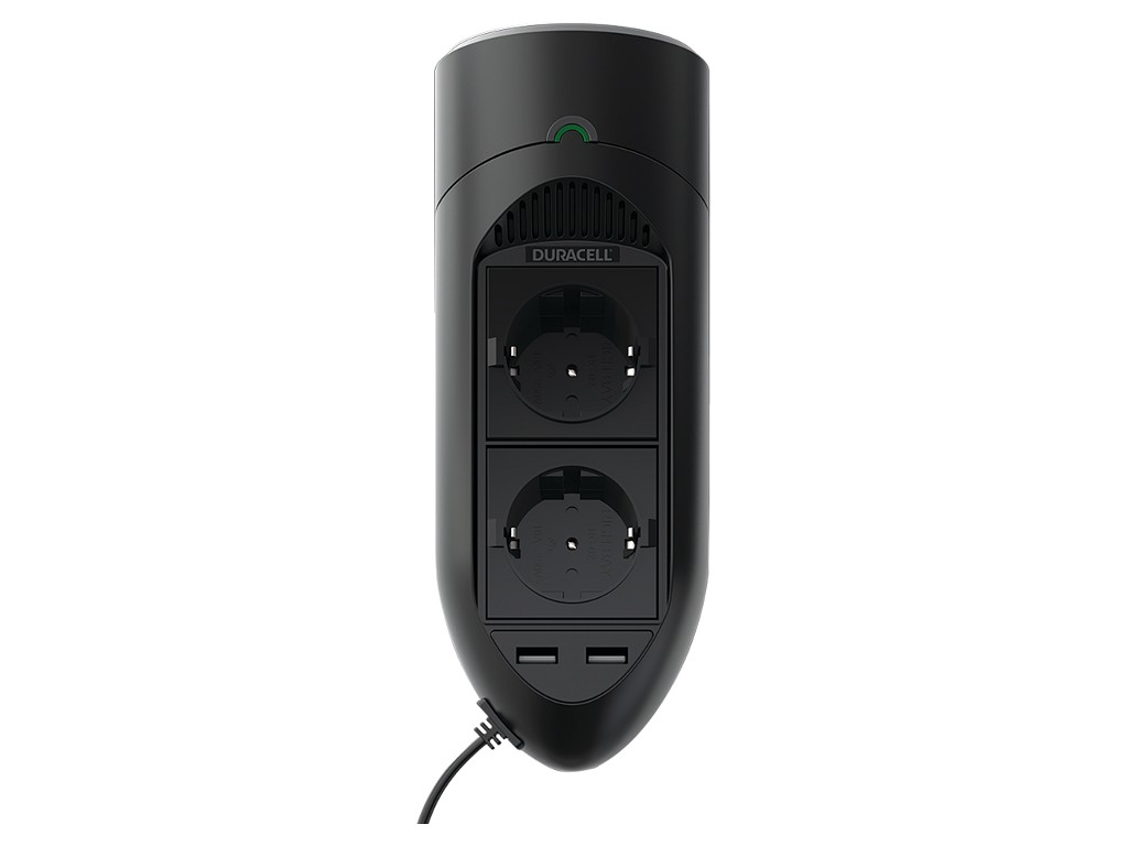 Duracell DRINV15-EU adaptador e inversor de corriente Interior 175 W Negro