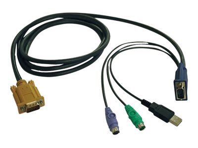 Tripp Eaton Tripp Lite Series 6ft USB / PS2 Cable Kit for KVM Switches B020-U08 / U16 & B022-U16 6 - Tastatur- / Video- / Maus- (KVM-)