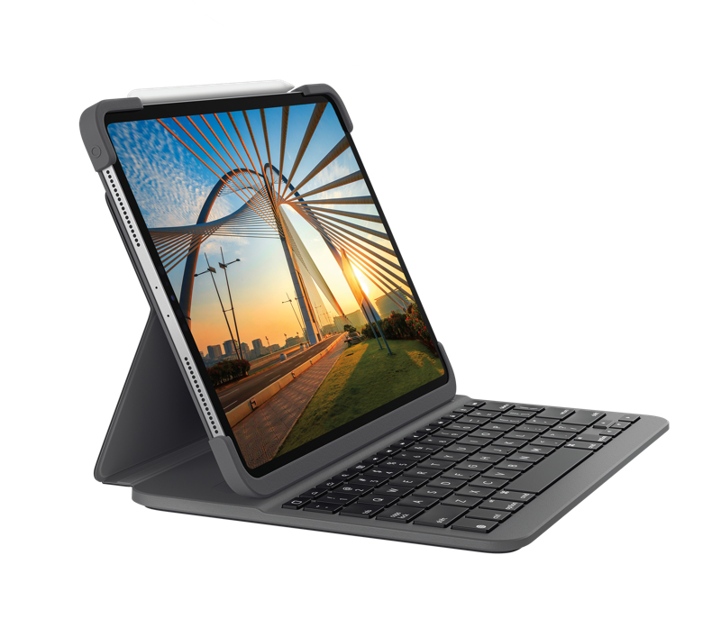 Logitech Slim Folio Pro Grafito Bluetooth QWERTY Espa�ol