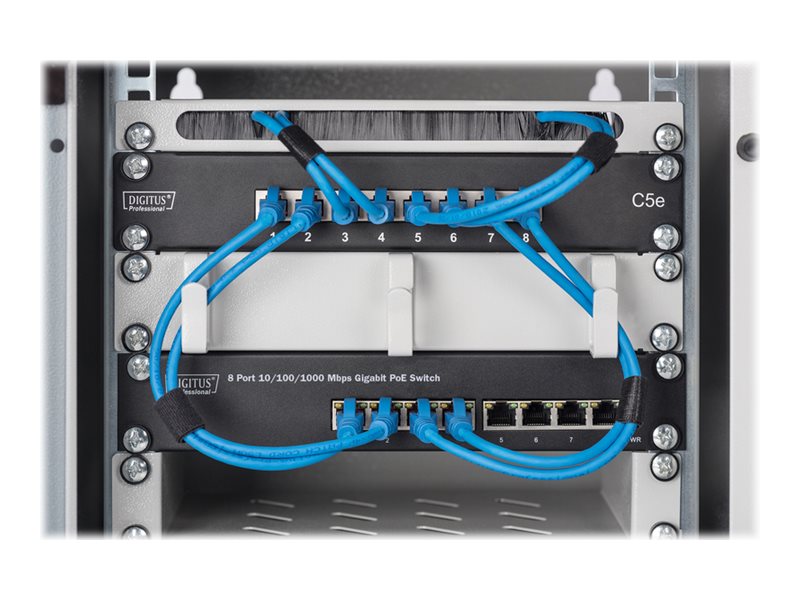 Digitus Switch Gigabit Ethernet PoE 8 porte 10