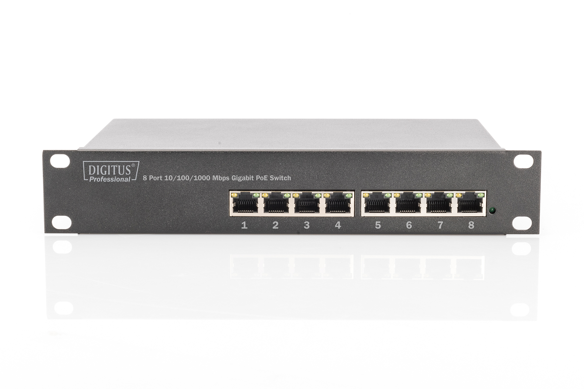 Digitus Switch Gigabit Ethernet PoE 8 porte 10