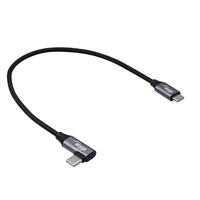 Akyga USB-Kabel USB-C Stecker Stecker Schwarz AK-USB-53 - Digital/Daten - 0,3 m