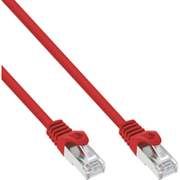 InLine 0.5m FTP Cat.5e cble de rseau Rouge 0,5 m Cat5e F/UTP (FTP)