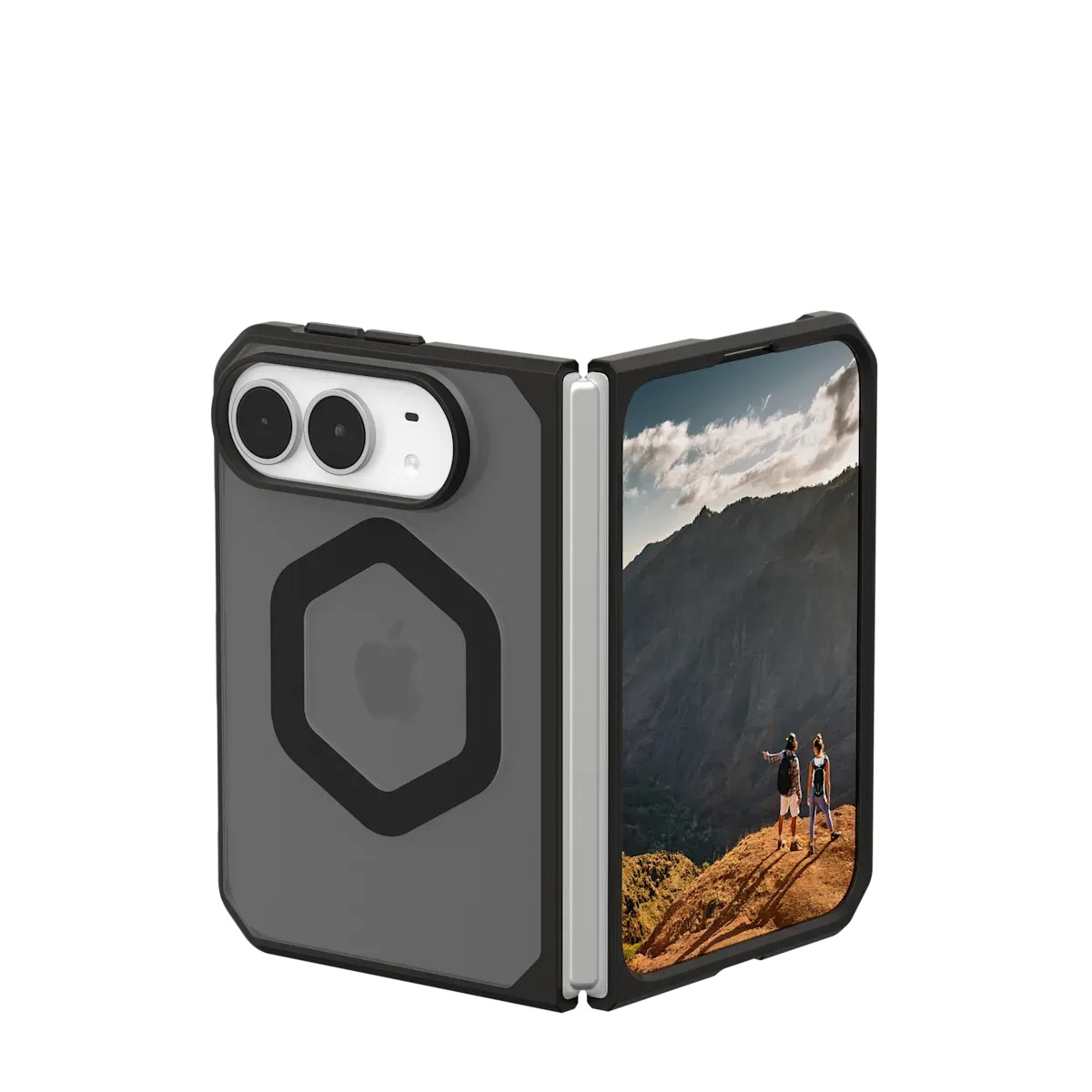Urban Armor Gear UAG Mouve MagSafe Case| Apple iPhone Duo| ash grau