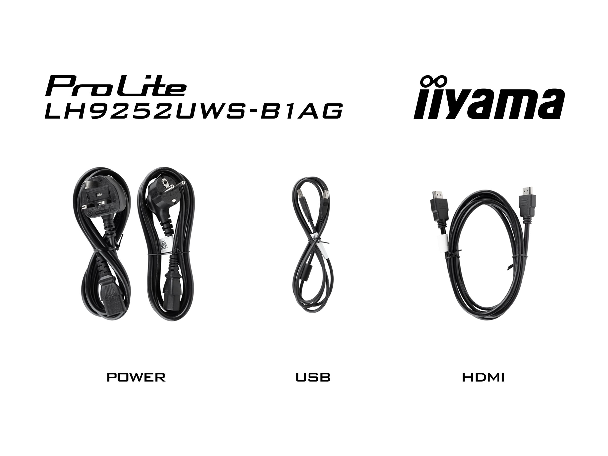 iiyama LH9252UWS-B1AG �cran daffichage dynamique En forme de kiosk 2,34 m (92) LCD Wifi 500 cd/m� UltraWide 5K HD Noir Int�gr� dans le processeur Android 24/7