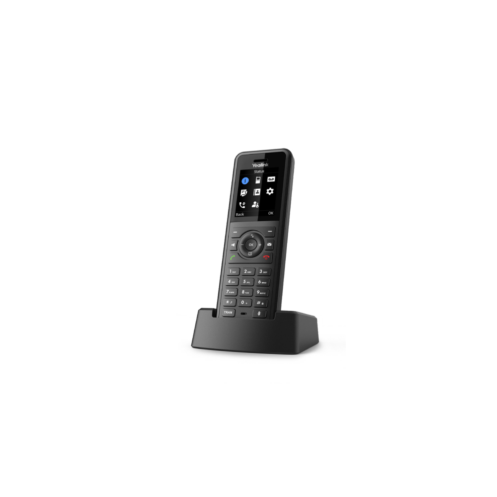 Yealink W57R t�l�phone fixe Noir 2 lignes TFT