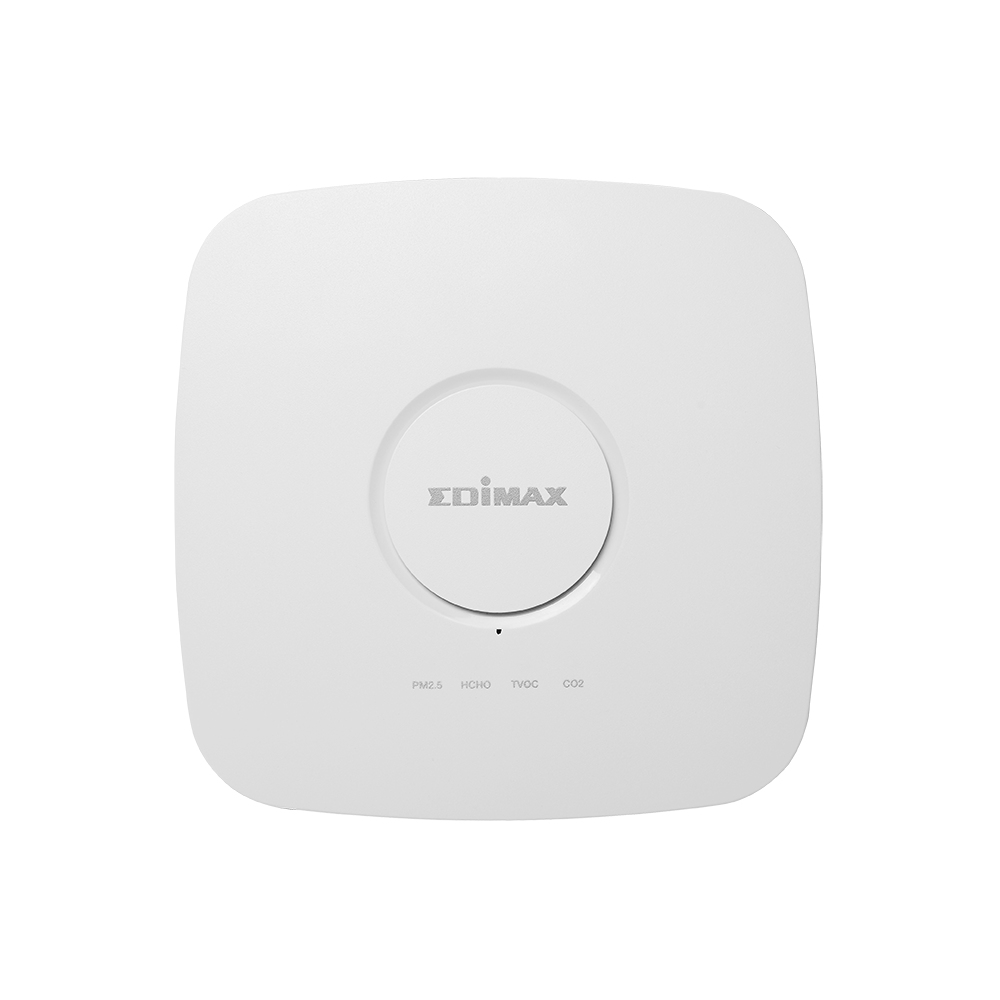 EdiGreen Home : Smart Wireless Indoor Air Quality Detector with 7-in-1  Multi-Sensor PM2.5, PM10, CO2, TVOC, HCHO, Temperature and Humidity - EDIMAX