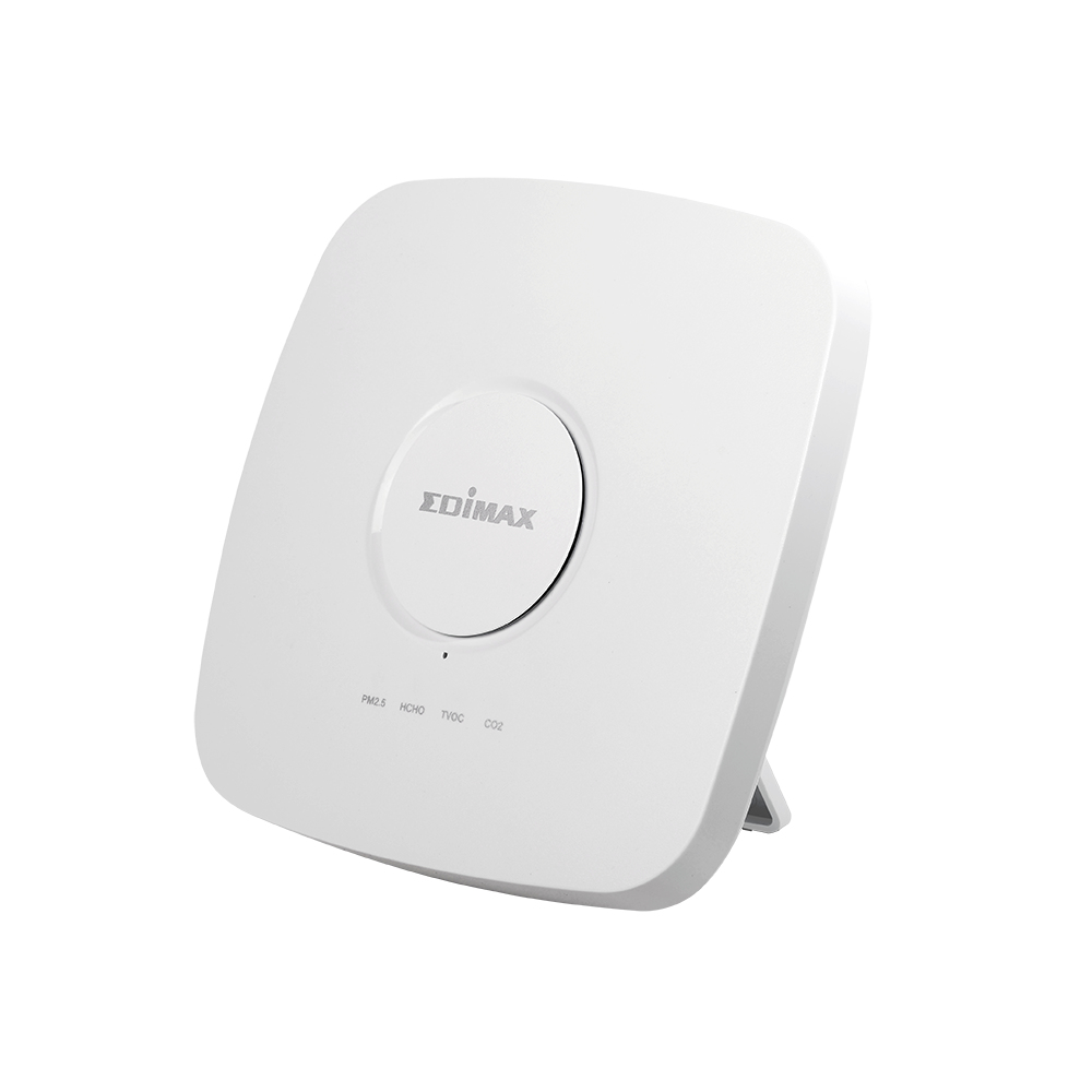 EdiGreen Home : Smart Wireless Indoor Air Quality Detector with 7-in-1  Multi-Sensor PM2.5, PM10, CO2, TVOC, HCHO, Temperature and Humidity - EDIMAX