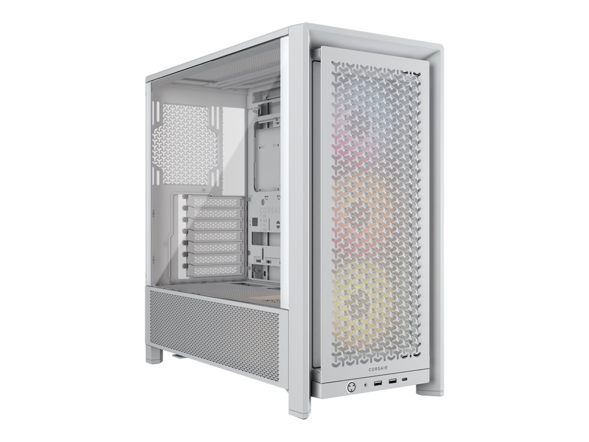 Corsair FRAME 4000D RS ARGB - Midi-Tower Gaming - E-ATX - Seitenteil mit Fenster (gehrtetes Glas)