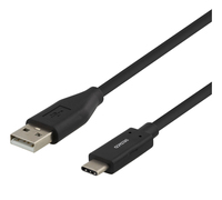 Deltaco USBC-1006M - 2 m - USB C - USB A - USB 2.0 - 480 Mbit/s - Schwarz