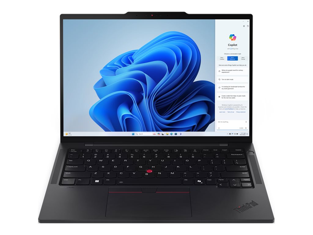 Lenovo ThinkPad T14s Gen 5 21LS - 180-Scharnierdesign - Intel Core Ultra 7 155U / 1.7 GHz - Evo - Win 11 Pro - Intel Graphics - 16 GB RAM - 512 GB SSD TCG Opal Encryption 2, NVMe - 35.6 cm (14)