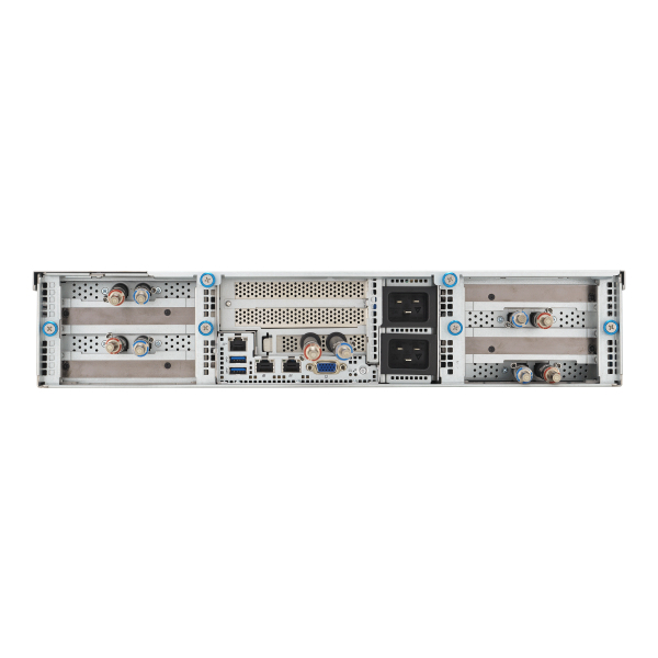 ASUS 90SF0251-M004X0 servidor barebone Intel C741 Bastidor (2U) Negro, Acero