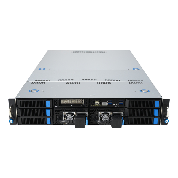ASUS 90SF0251-M004X0 servidor barebone Intel C741 Bastidor (2U) Negro, Acero