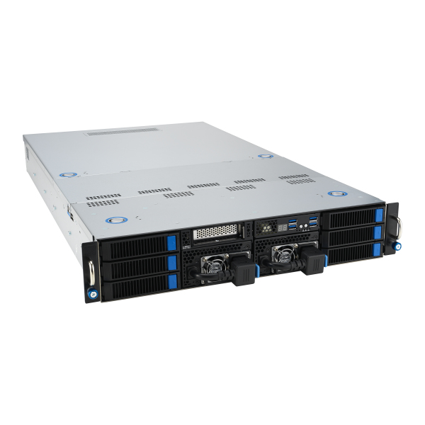 ASUS 90SF0251-M004X0 servidor barebone Intel C741 Bastidor (2U) Negro, Acero