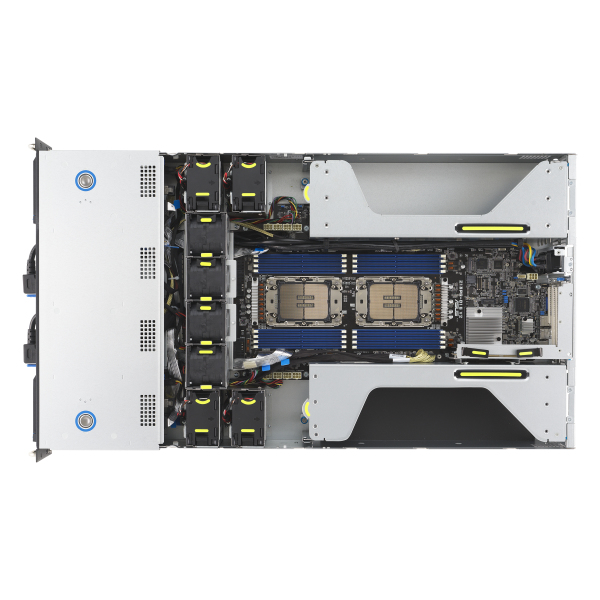 ASUS 90SF0251-M004X0 servidor barebone Intel C741 Bastidor (2U) Negro, Acero