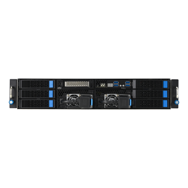 ASUS 90SF0251-M004X0 servidor barebone Intel C741 Bastidor (2U) Negro, Acero