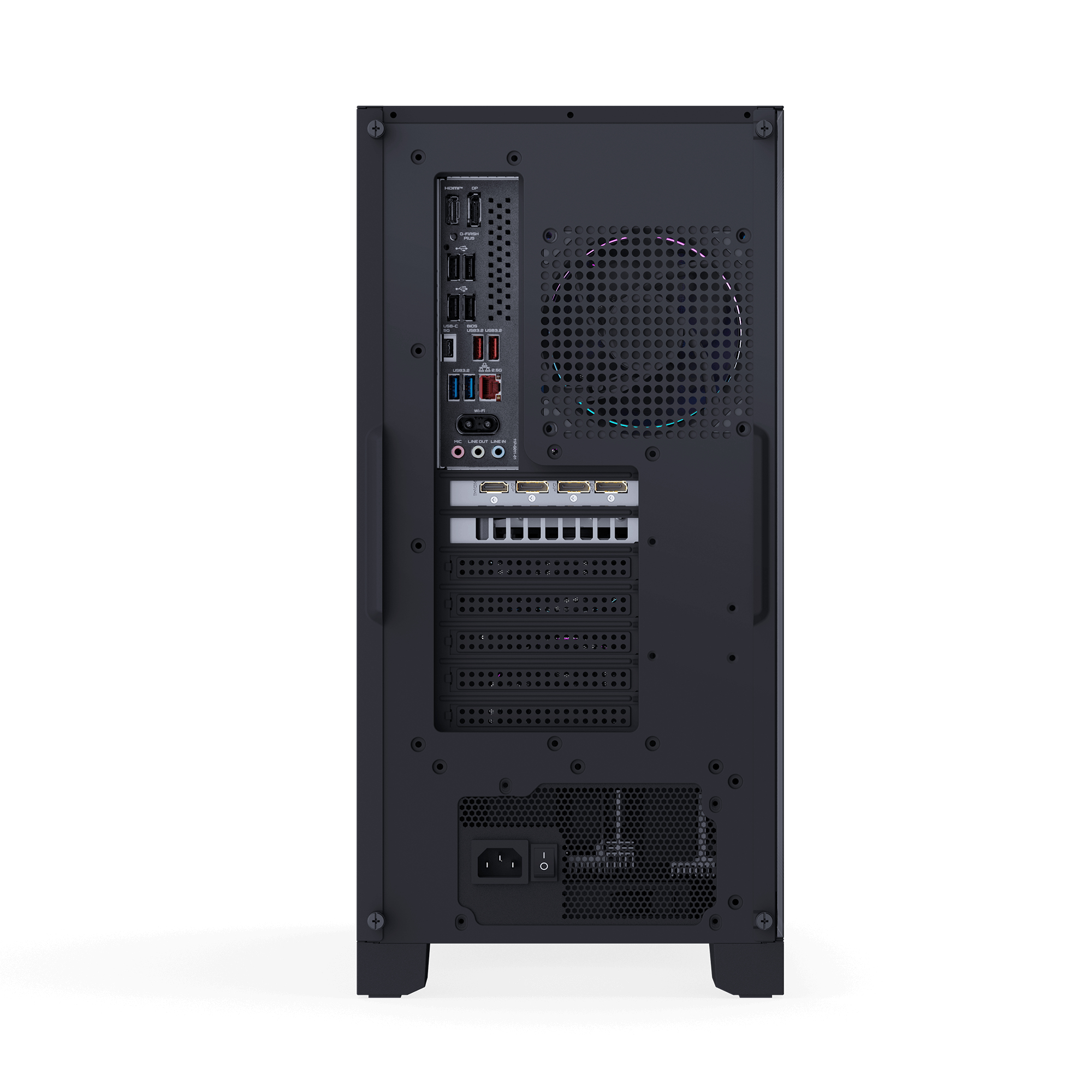 Gigabyte AORUS PRIME 5 AP5A7N7T-5102 schwarz/transparent Windows 11 Home - AMD R7 - 4,7 GHz