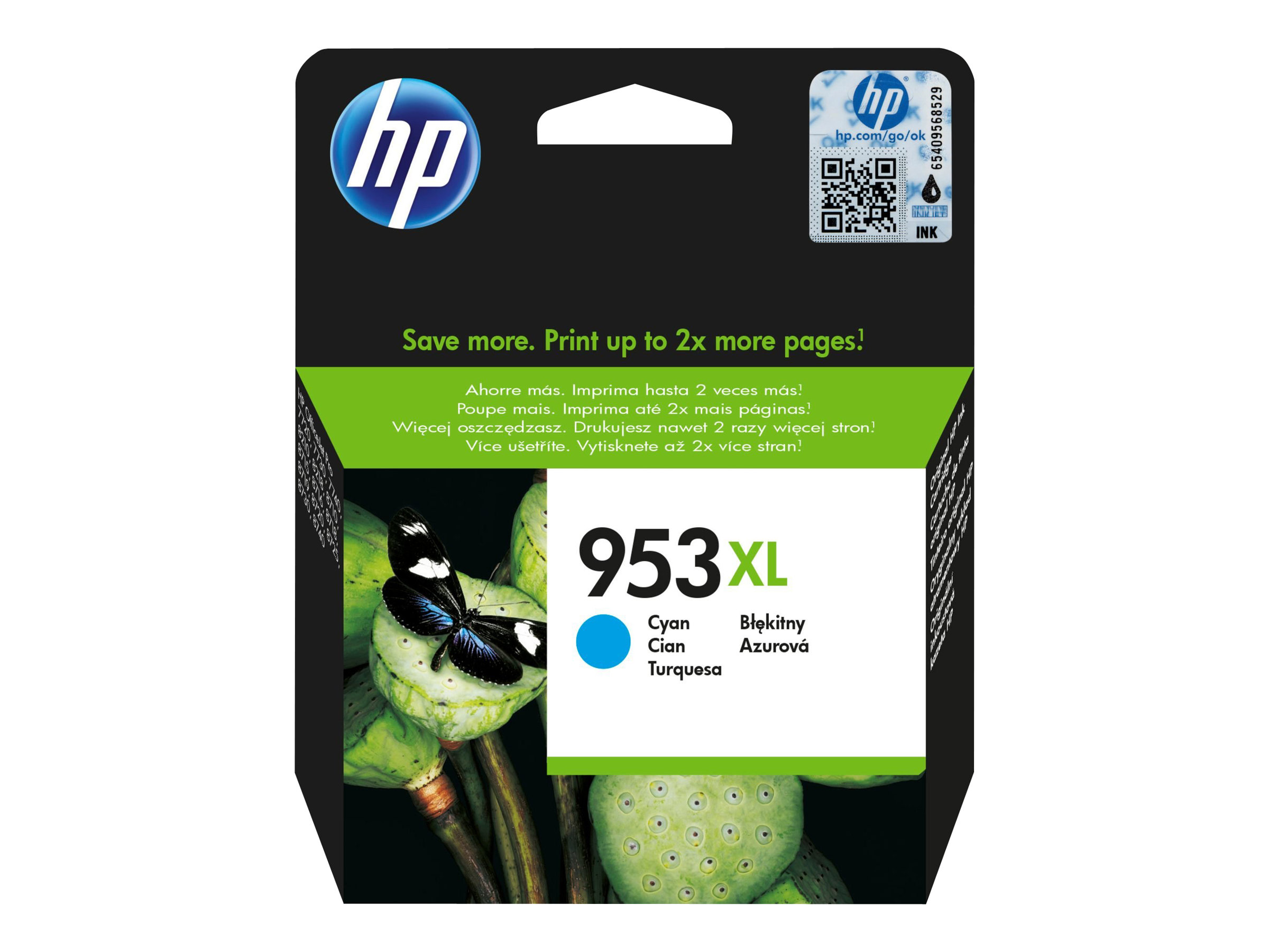 HP 953XL Cartouche d encre cyan grande capacit authentique