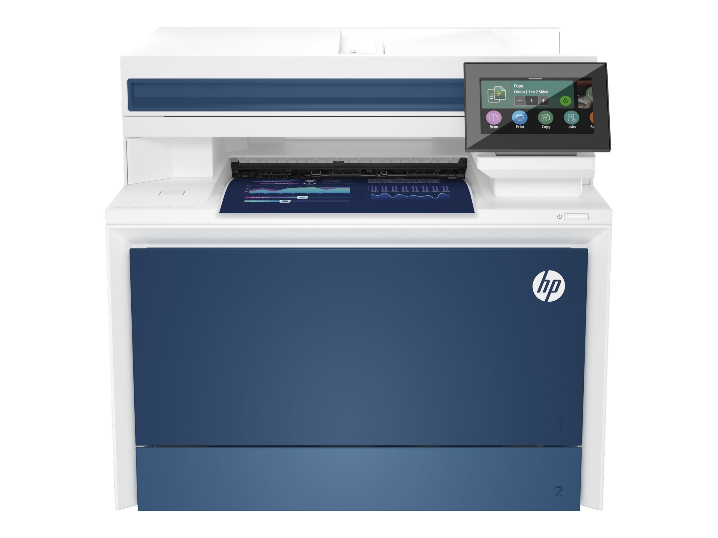 HP Color LaserJet Pro Imprimante multifonction 4302fdn, Couleur, Imprimante pour Petites/moyennes entreprises, Impression, copie, scan, fax, Imprimer depuis un tlphone ou une tablette; Chargeur automatique de documents; Impression recto-verso
