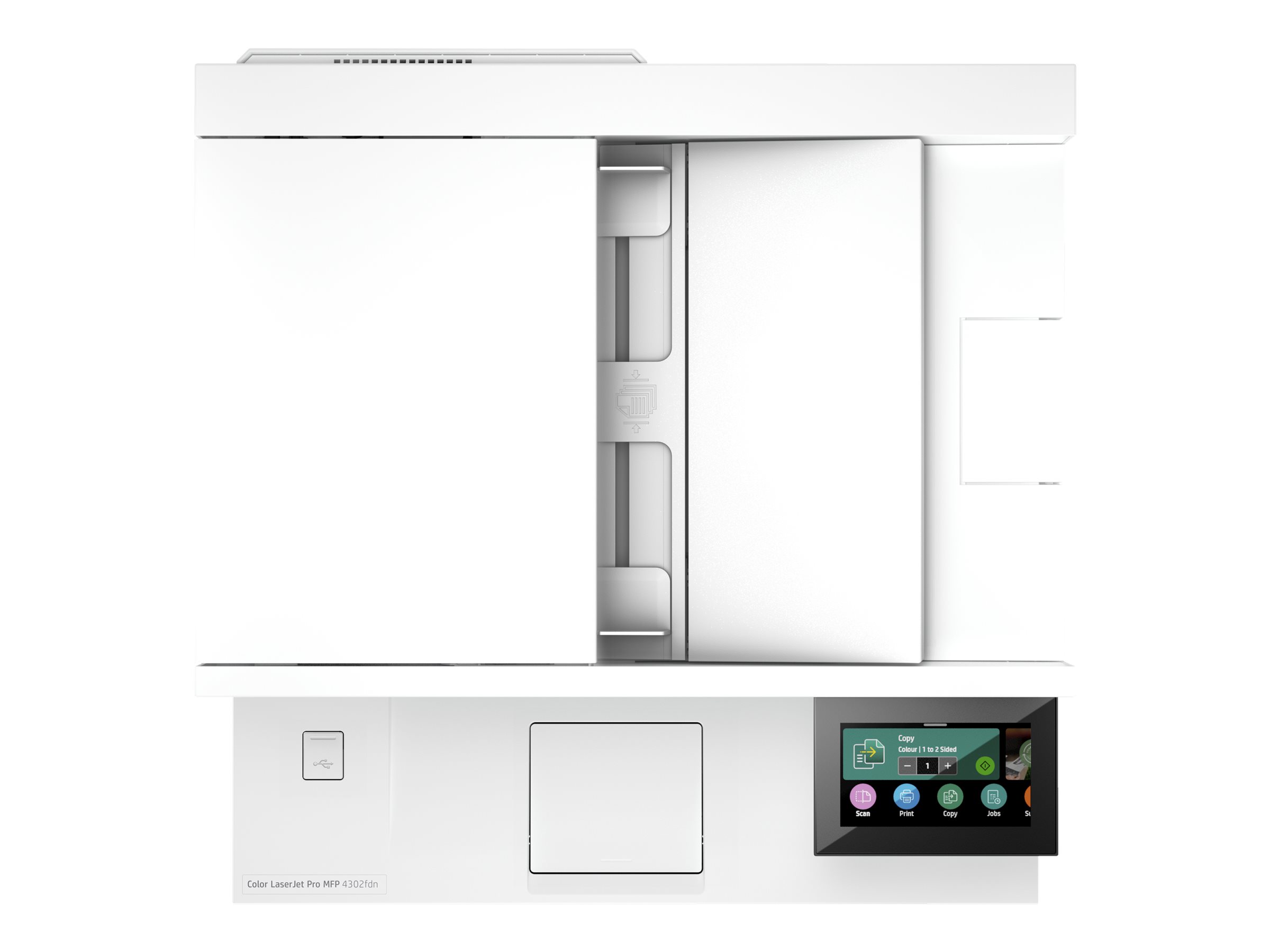HP Color LaserJet Pro Imprimante multifonction 4302fdn, Couleur, Imprimante pour Petites/moyennes entreprises, Impression, copie, scan, fax, Imprimer depuis un tlphone ou une tablette; Chargeur automatique de documents; Impression recto-verso