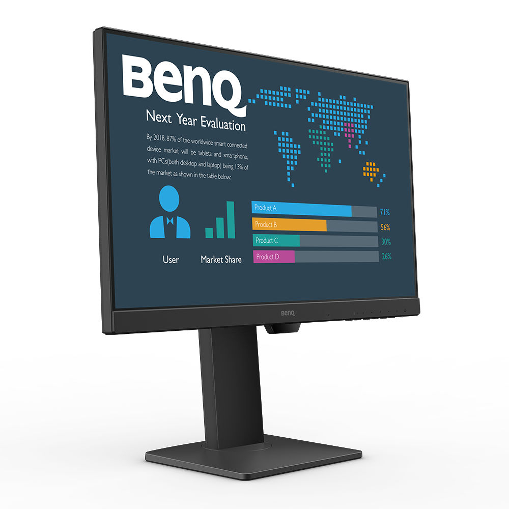 BenQ BL2486TC �cran plat de PC 60,5 cm (23.8) 1920 x 1080 pixels Full HD Noir