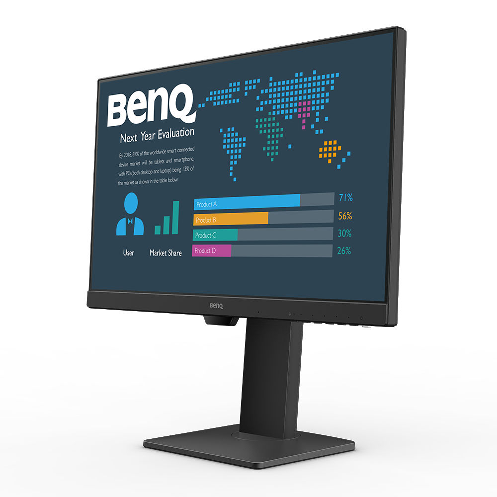 BenQ BL2486TC �cran plat de PC 60,5 cm (23.8) 1920 x 1080 pixels Full HD Noir
